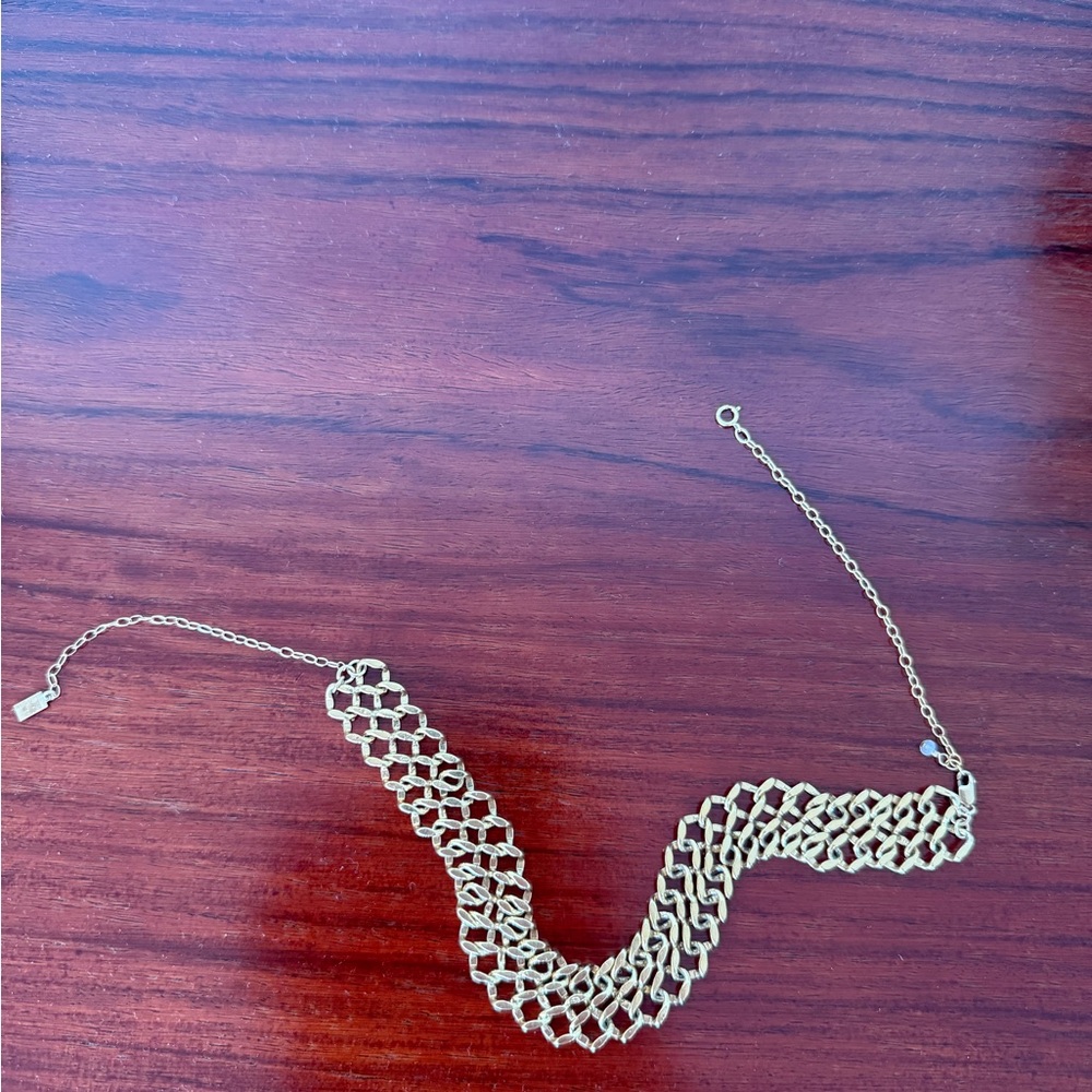 Gold choker-style chain necklace from Revolve